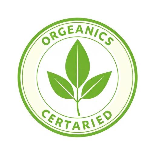 Organic certification badge